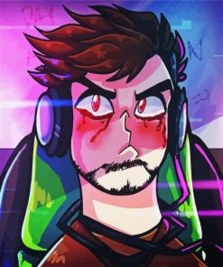 Aesthetic Jacksepticeye Paint By Numbers