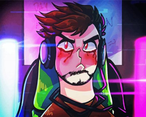 Aesthetic Jacksepticeye Paint By Numbers