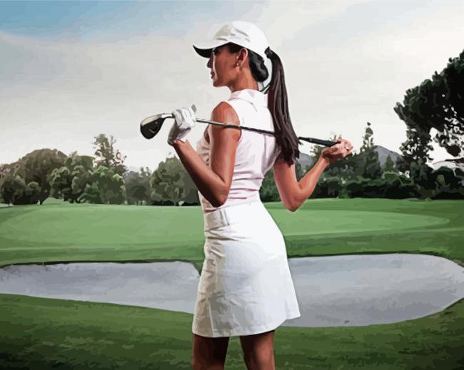 Aesthetic Ladies Golf Paint By Numbers