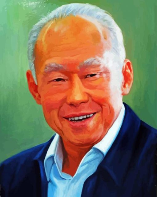 Aesthetic Lee Kuan Yew Paint By Number