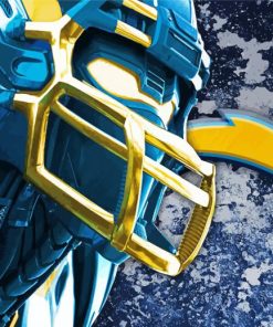 Aesthetic Los Angeles Chargers Art Paint By Numbers