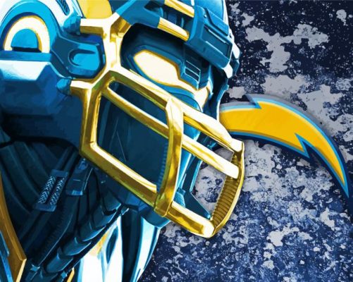 Aesthetic Los Angeles Chargers Art Paint By Numbers