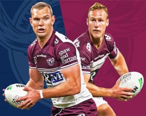 Aesthetic Manly NRL Art Paint By Numbers