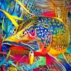 Aesthetic Northern Fish Art Paint By Numbers