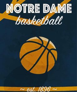 Aesthetic Notre dame Basketball Paint By Numbers