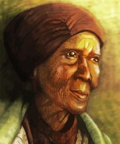 Aesthetic Older Black Woman Paint By Numbers