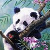 Aesthetic Panda On Tree Art Paint By Number