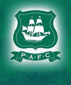 Aesthetic Plymouth Argyle Logo Paint By Numbers