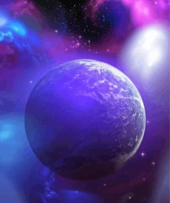 Aesthetic Purple Space Paint By Number