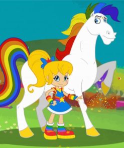 Aesthetic Rainbow Brite Paint By Number