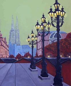 Aesthetic Street Lamps Paint By Numbers