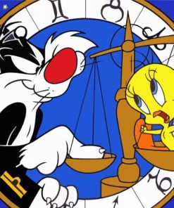 Aesthetic Sylvester And Tweety Paint By Numbers