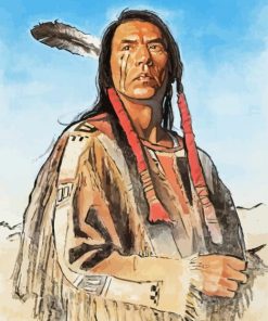 Aesthetic Wes Studi Paint By Number