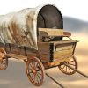 Aesthetic Western Wagon Paint By Numbers