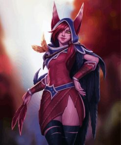 Aesthetic Xayah Art Paint By Numbers
