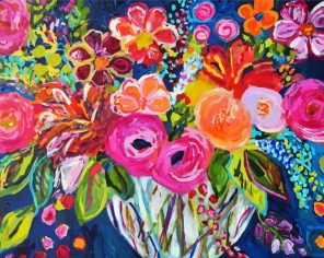 Aesthetic Abstract Bouquet Paint By Numbers