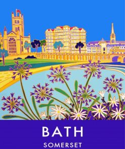 Aesthetic Bath City Paint By Number