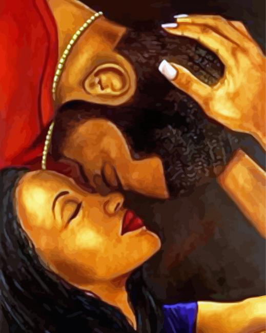 Aesthetic Black Couples Paint By Numbers