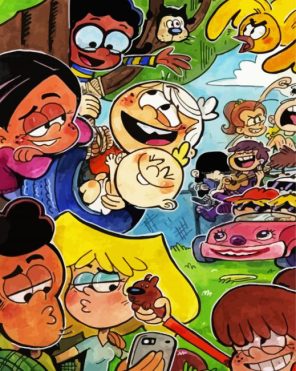 The Loud House Characters Paint By Numbers
