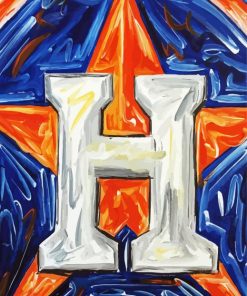 Aesthetic Houston Astros Paint By Numbers