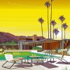Aesthetic Palm Springs Pool Poster Paint By Number