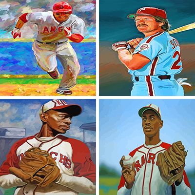 baseball paint by numbers