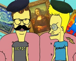 Beavis And Butt Head Art Paint By Numbers
