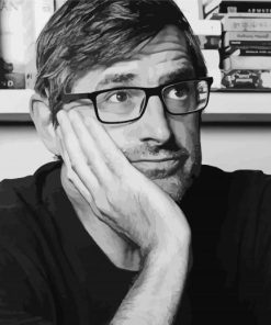Black And White Louis Theroux Paint By Numbers