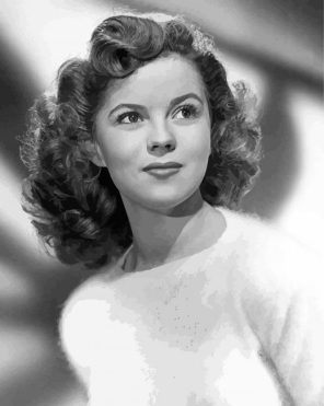 Black And White Shirley Temple Paint By Numbers