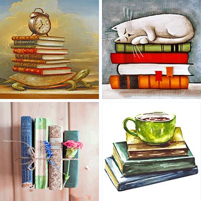 books paint by numbers 