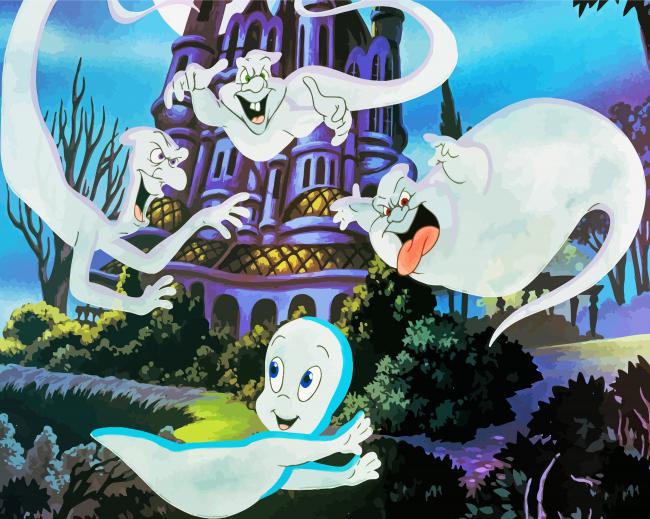 Casper Characters Paint By Numbers