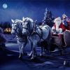 Christmas Horse And carriage Paint By Numbers