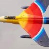 Colorful Hawker Hunter Paint By Numbers