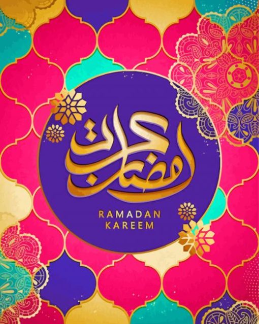 Colorful Ramadan Kareem Paint By Numbers