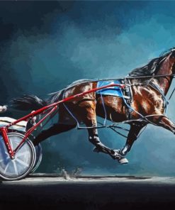 Cool Harness Racing Paint By Numbers