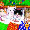 Cute Cats In Potting Shed Paint By Numbers
