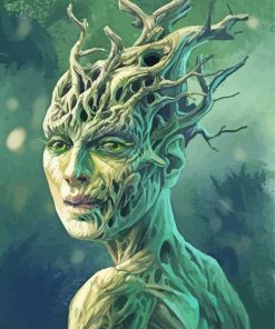 Dryad Tree Paint By Numbers