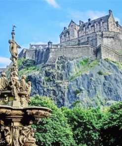 Edinburgh Castle Paint By Numbers