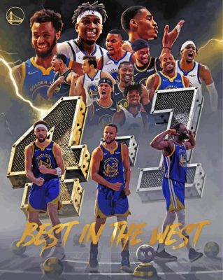 Golden State Warriors Poster Paint By Numbers