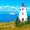 Grand Manan Lighthouse In Canada Paint By Numbers