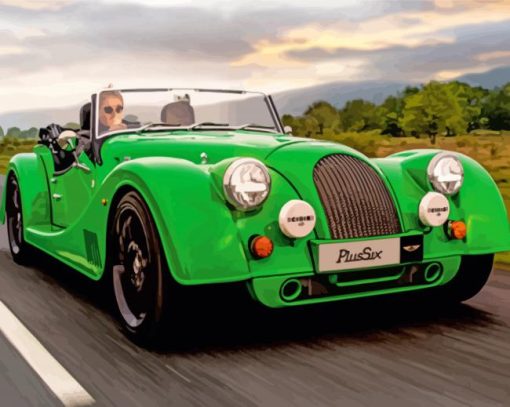 Green Morgan Car Paint By Numbers