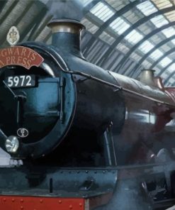 Harry Potter Hogwarts Train Express Paint By Number