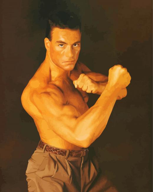 Jean Claude Actor Paint By Numbers