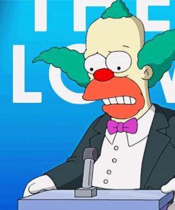 Krusty Clown Paint By Numbers