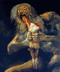 Saturn Devouring His Son Paint By Number