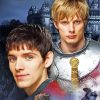 Merlin And Arthur Poster Paint By Numbers
