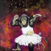 Monkey In Dress Art Paint By Numbers