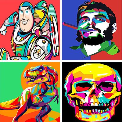 Pop Arts paint by numbers