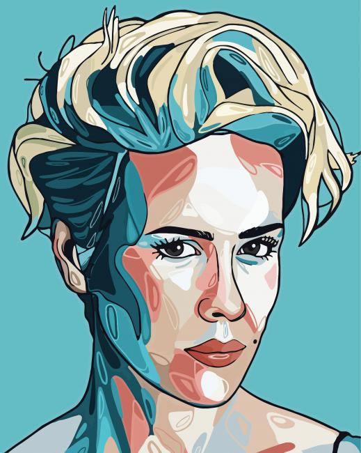 Sarah Paulson Art Paint By Numbers