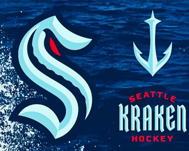 Seattle Kraken Hockey Paint By Number